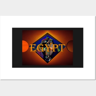 Egypt and the Sphinx design A Posters and Art